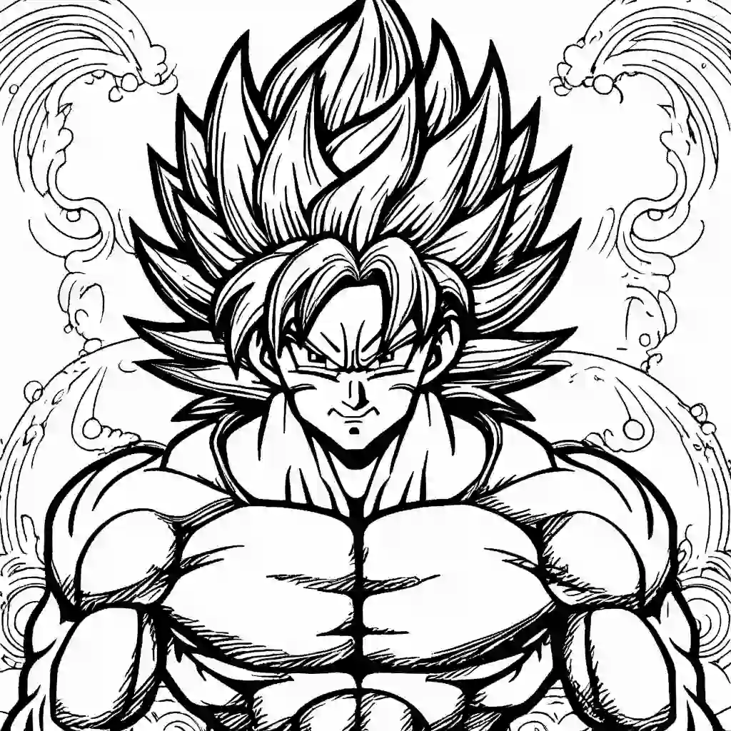 Goku (Dragon Ball) coloring pages